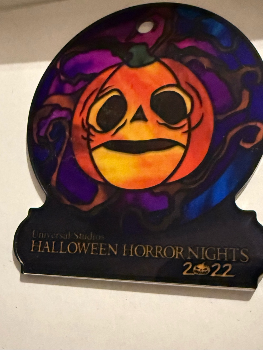 Universal Halloween Horror Nights 2022 Pumpkin sun catcher lil boo